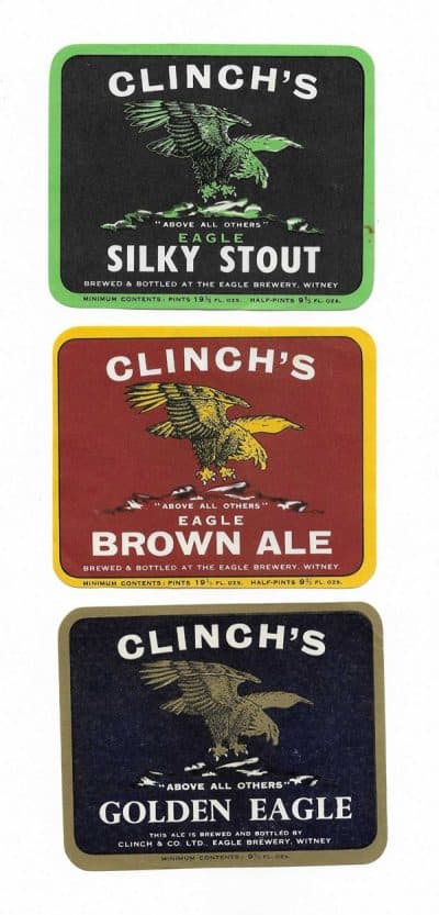 CLINCH'S OF WITNEY - GROUP OF 3 - ALL 9 2/3 FL.OZS - SEE BOTH PICS