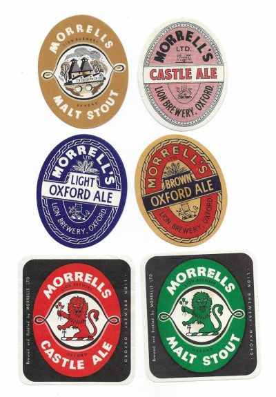 MORRELLS OF OXFORD - PRE CONTENTS GROUP OF 6 DIFFERENT - SEE BOTH PICS