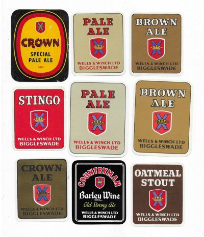 WELLS &  WINCH OF BIGGLESWADE - GROUPOF 9 DIFFERENT