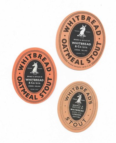 WHITBREAD - 3 DIFFERENT BLACK LABELS