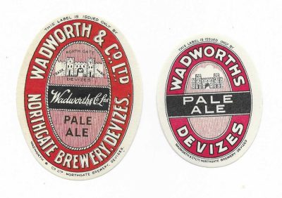 WADWORTH OF DEVIZES - PALE ALE PAIR - 2 PICS