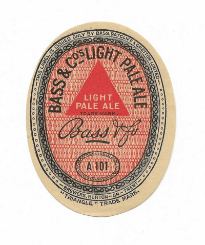 BASS - LIGHT PALE ALE - A101 - 82mm TALL