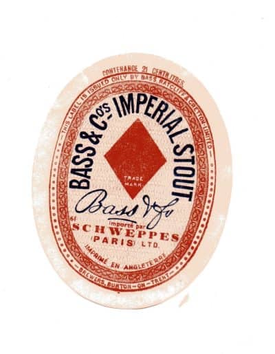 BASS - SCHWEPPES - PARIS - 83mm TALL