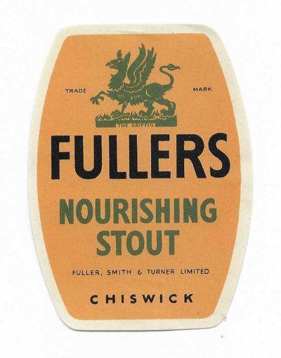 FULLERS OF CHISWICK NOURISHING STOUT - 83mm TALL