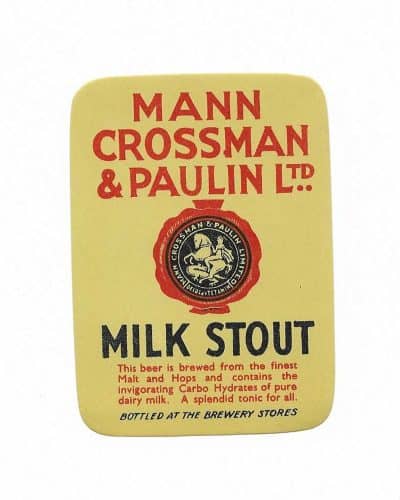 MANN CROSSMAN & PAULIN - MILK STOUT - MATT - 87mm TALL