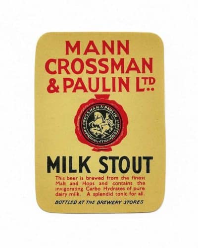 MANN CROSSMAN & PAULIN - MILK STOUT - SHINY - 87mm TALL