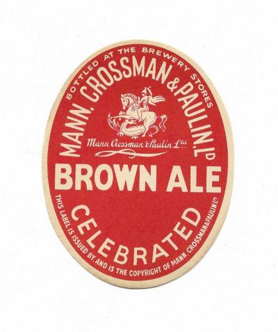 MANN CROSSMAN & PAULIN - BROWN ALE - MATT - 86mm TALL