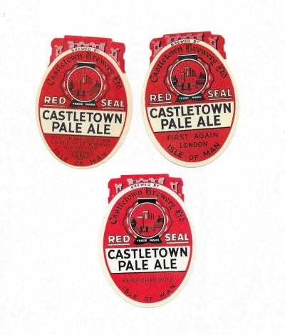 CASTLETOWN BREWERY ISLE OF MAN - RED TRIO ALL DIFFERENT