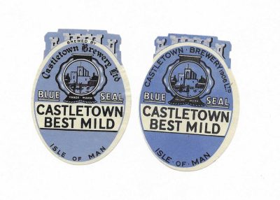 CASTLETOWN BREWERY ISLE OF MAN - 2 DIFFERENT PRE CONTENTS