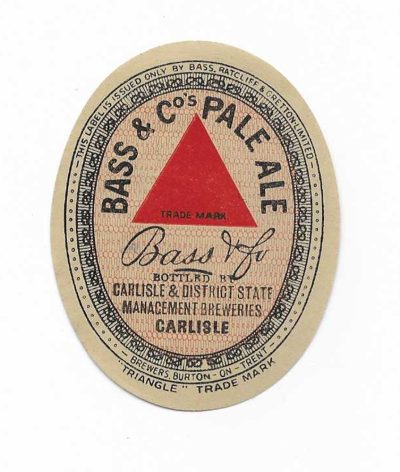 BASS - CARLISLE& DISTRICT MANAGEMENT BREWERIES - 71mm TALL