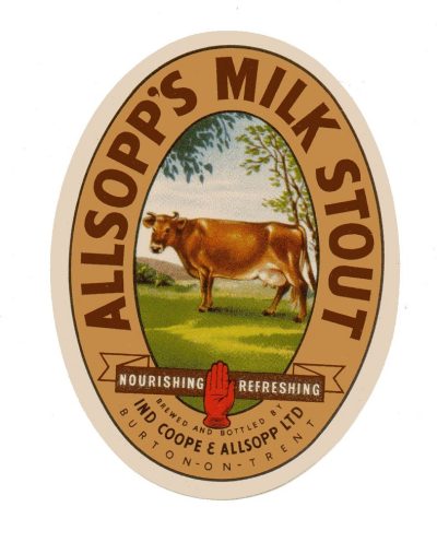 IND COOPE & ALLSOPP - MILK STOUT - 86mm TALL