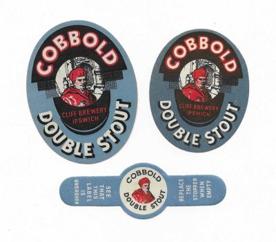 COBBOLD OF IPSWICH - TRIO OF DOUBLE STOUT