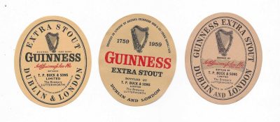 GUINNESS - TRIO OF DIFFERENT BUCK OF LUTTERWORTH
