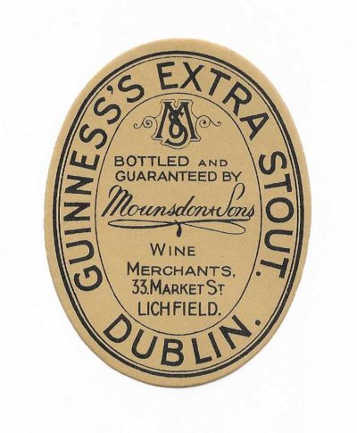 GUINNESS - MOUNSDON OF LICHFIELD