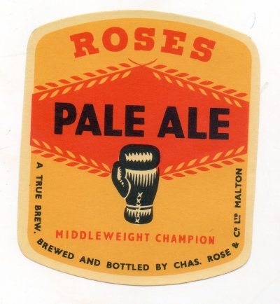 ROSES OF MALTON - MIDDLEWEIGHT CHAMPION - BOXING GLOVE