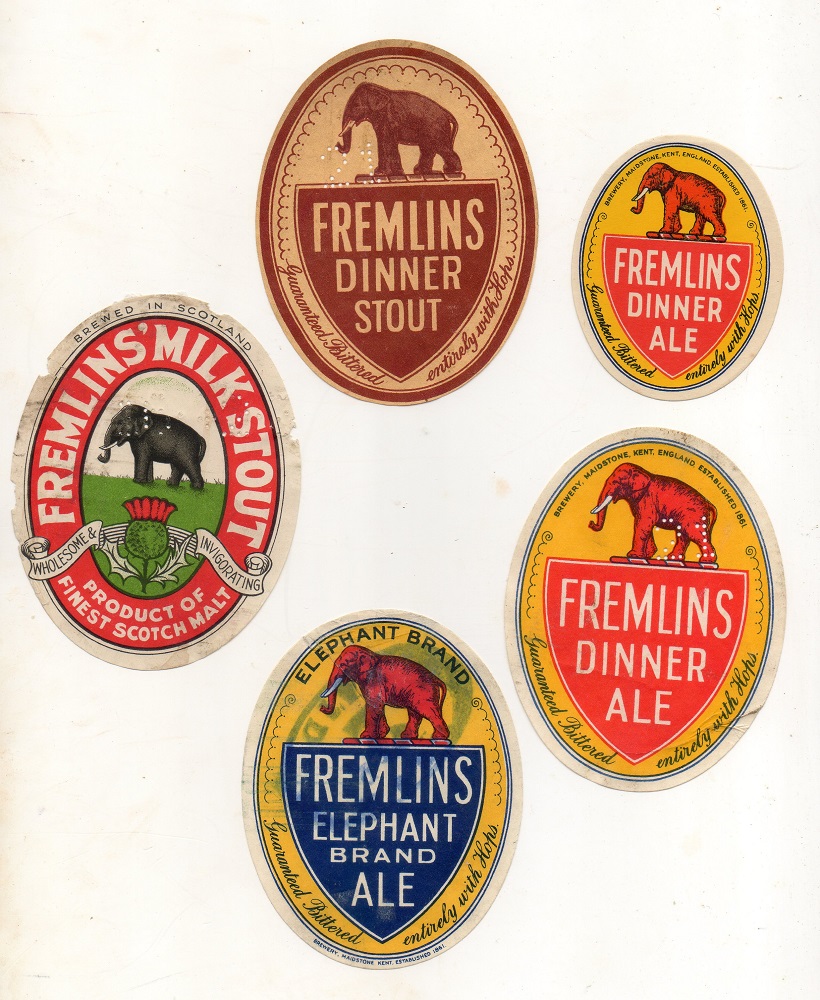 FREMLIN ODD GROUP OF LABELS – N – FAIR ONLY – British Beer Labels