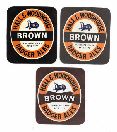 HALL & WOODHOUSE 3 DIFFERENT BROWN