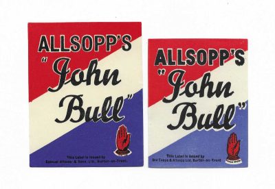 ALLSOPP'S JOHN BULL PAIR - 90mm TALL & 80mm TALL