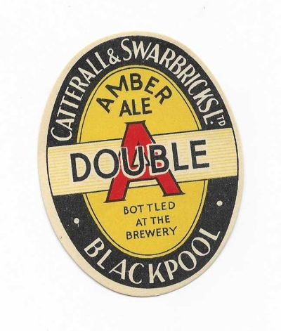 CATTERALL & SWARBRICK OF BLACKPOOL - DOUBLE A - 77mm TALL