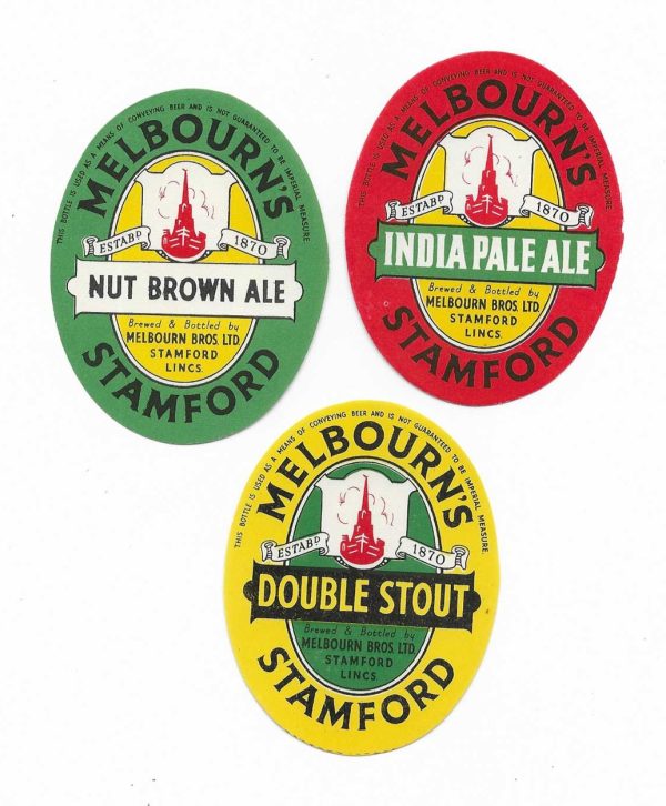 MELBOURN OF STAMFORD TRIO OF PRE CONTENTS – 76mm TALL – SEE BOTH PICS ...