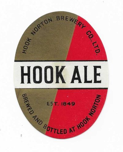 HOOK NORTON  - HOOK ALE  - c1950 - SEE BOTH PICS