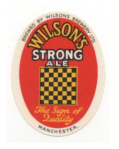 WILSON'S OF MANCHESTER - STRONG ALE  - 75mm