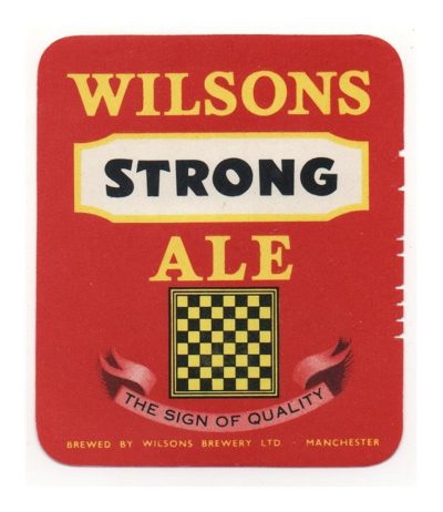 WILSONS STRONG ALE RECT. (A)