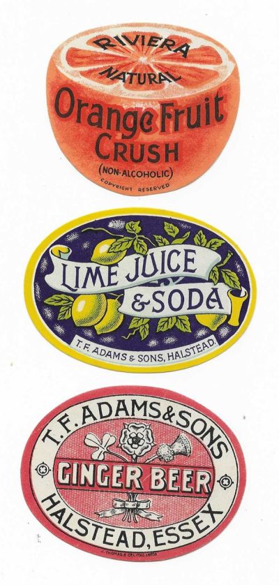 SOFT DRINKS ODD 3 - INC. 2 FROM ADAMS OF HALSTEAD - SEE BOTH PICS