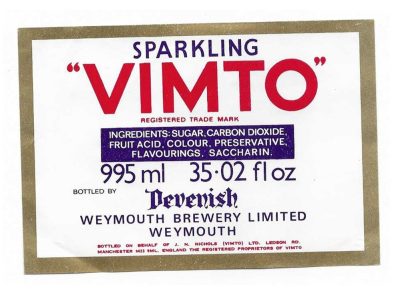 DEVENISH - VIMTO - WEYMOUTH BREWERY