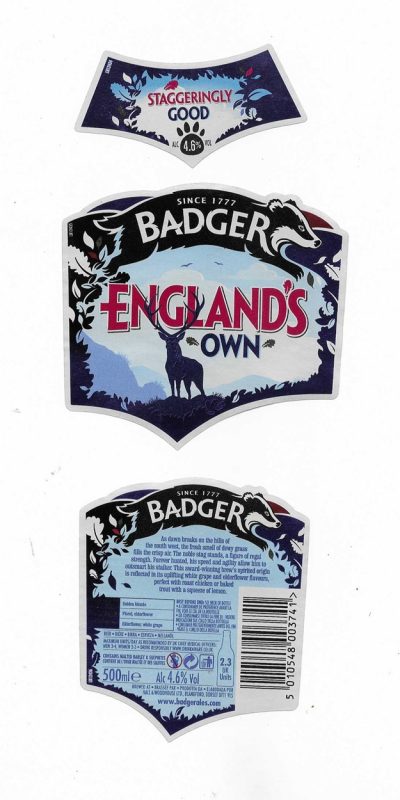 HALL & WOODHOUSE - ENGLAND'S OWN ( D ) - USED