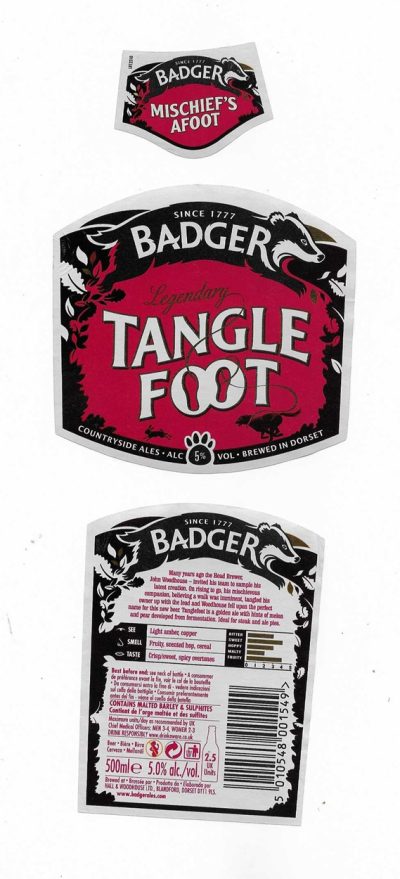 HALL & WOODHOUSE - TANGLE FOOT ( I ) - USED