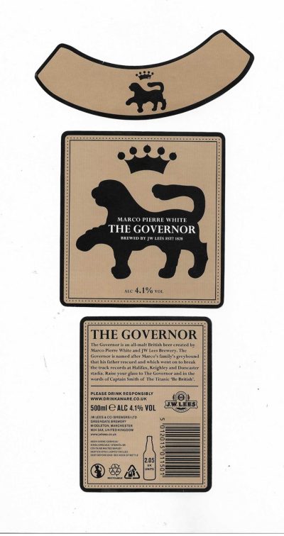 LEES - MARCO PIERRE WHITE - THE GOVERNOR - USED