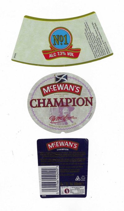 McEWAN'S CHAMPION - ( HORIZONTAL OVAL B ) - USED