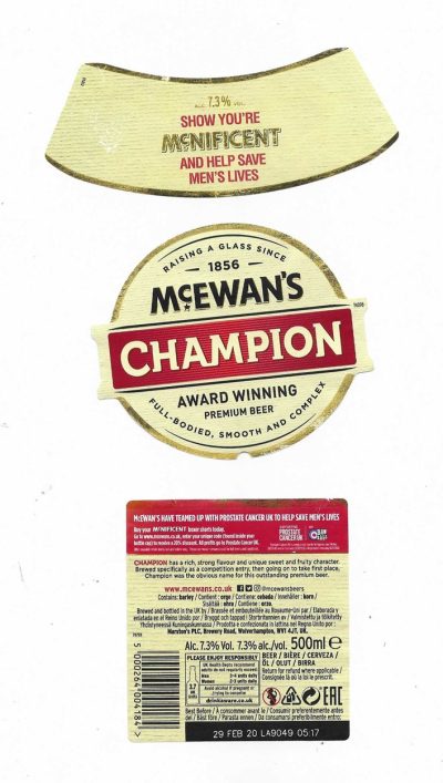 McEWAN'S CHAMPION - D - USED