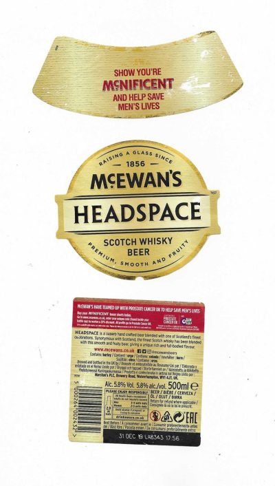 McEWAN'S - HEADSPACE - USED