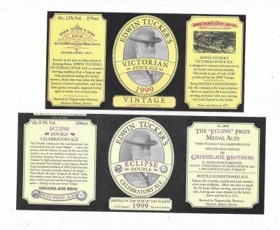 EDWIN TUCKER - 1999 VINTAGE - 2 DIFFERENT - SOAKED OFF - VGC