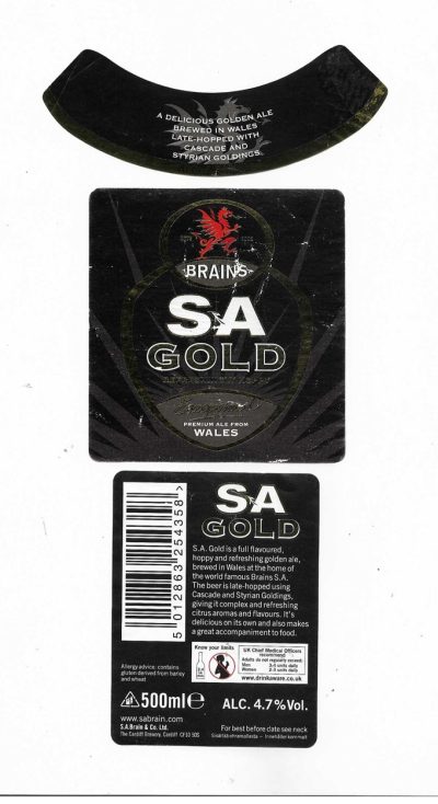 BRAIN OF CARDIFF - SA GOLD ( C ) - USED