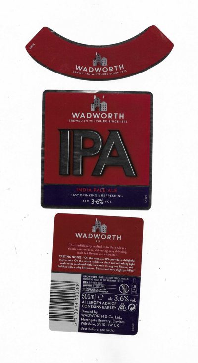 WADWORTH OF WILTSHIRE - I.P.A. ( B )- USED