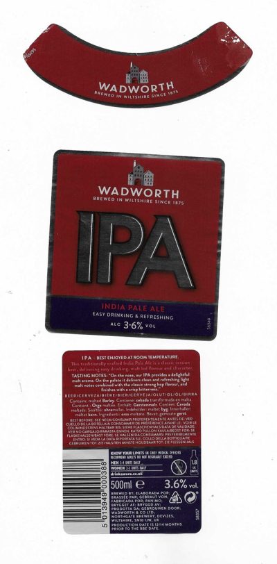WADWORTH OF WILTSHIRE - I.P.A. ( C )- USED