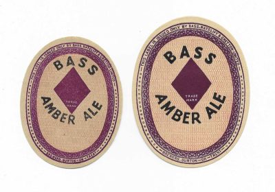 BASS AMBER ALE PAIR - LARGE AND SMALL