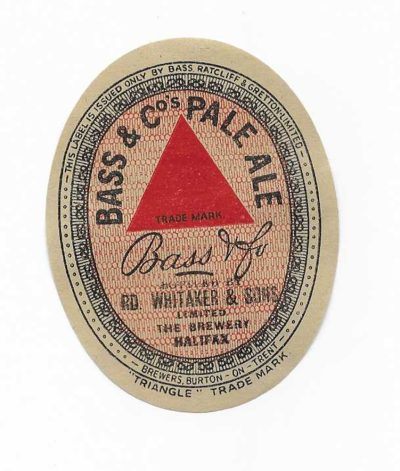 BASS - WHITAKER - HALIFAX - 72mm TALL