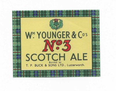 Wm. YOUNGER - No. 3 SCOTCH ALE - BUCK - VGC