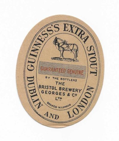 GUINNESS - BRISTOL BREWERY - GEORGES & CO.