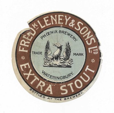 LENEY OF WATERINGBURY - EXTRA STOUT - FAIR - 98mm TALL - SEE BOTH PICS
