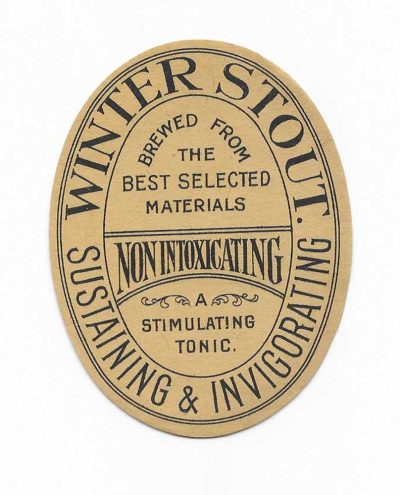 WINTER STOUT - 1930'S LABEL