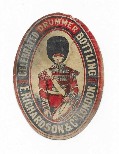 GUINNESS - RICHARDSON - DRUMMER BOTTLING - LONDON - 83mm TALL