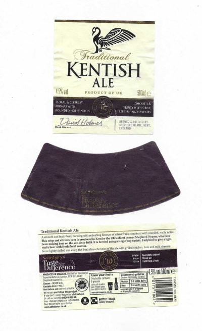 SHEPHERD NEAME - KENTISH ALE - SOAKED OF BOTTLE - FAIR